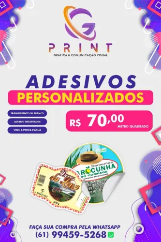 Adesivo personalizado 