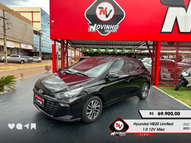 Hyundai HB20 Limited 1.0 Flex 12V Mec. 2023