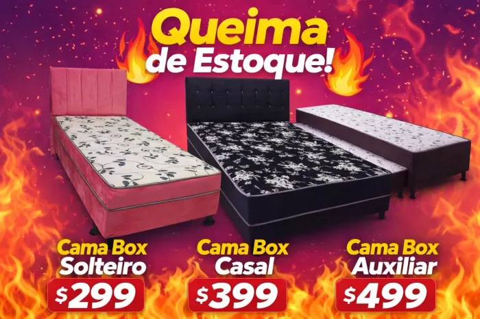 Promoção camas box conjugadas