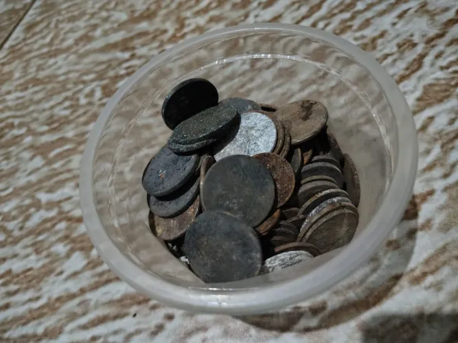 Coleção de moedas de cruzeiro 