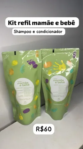 Kit mamãe e bebê natura