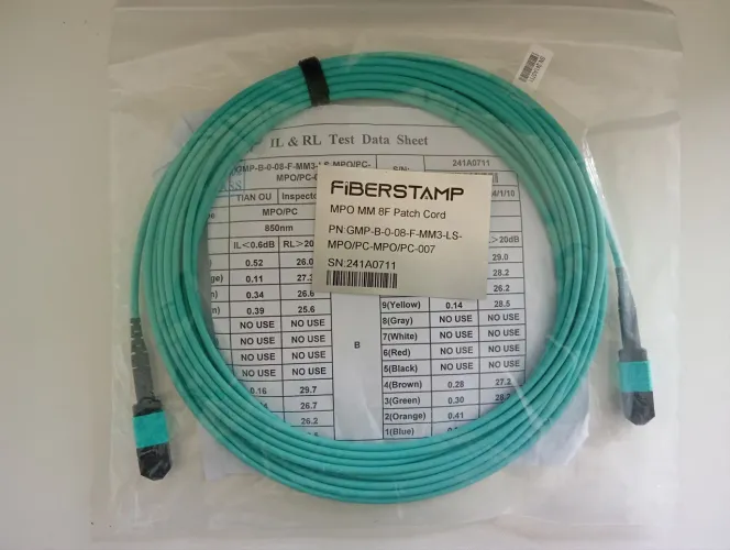 Cabo MPO 7,0m 8f Tipo B Patch Cord<br>