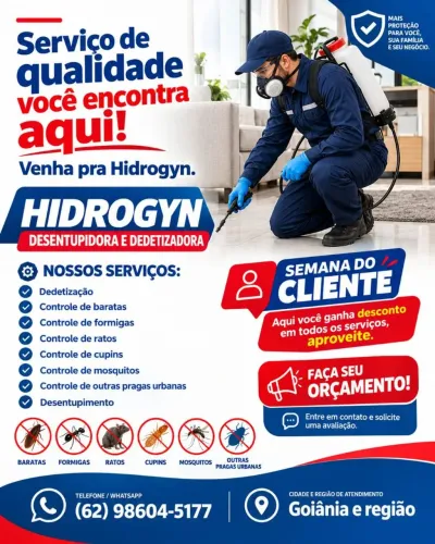 Dedetização e desentupimento