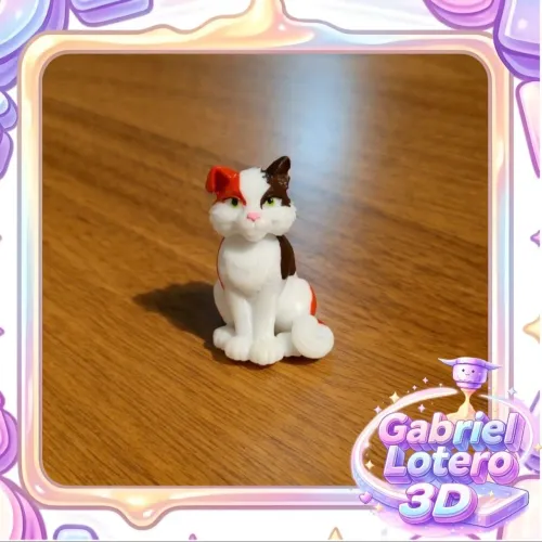 Pet gato Wolfie para a boneca Erika do filme Barbie a Princesa e a Plebeia - impressão 3D