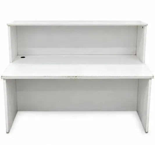 Balcão Atendimento Recepção Consultório Branco MDF Usado