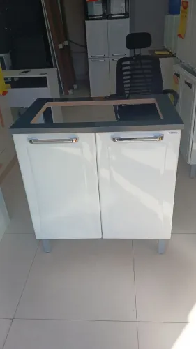 Balcão cooktop- Aço itatiaia 