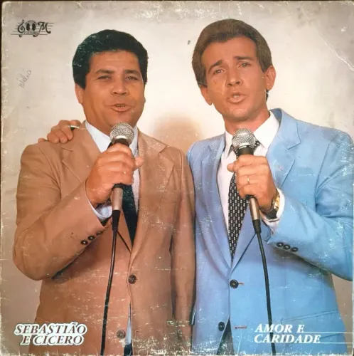 Lp Disco de Vinil Gospel Evangélico - Sebastião E Cícero - Amor E Caridade - antigo