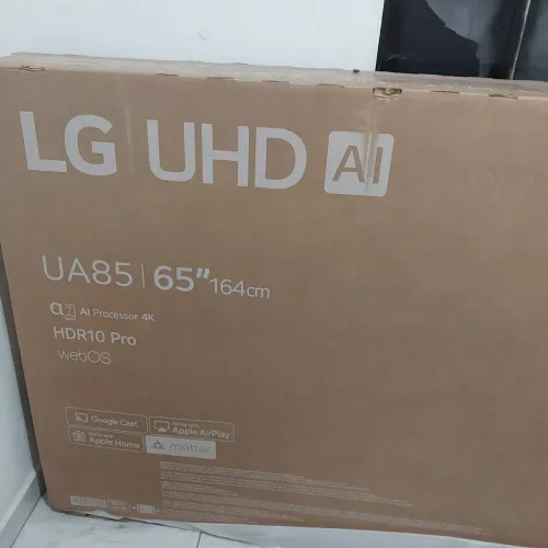 Smart TV 65 Na caixa