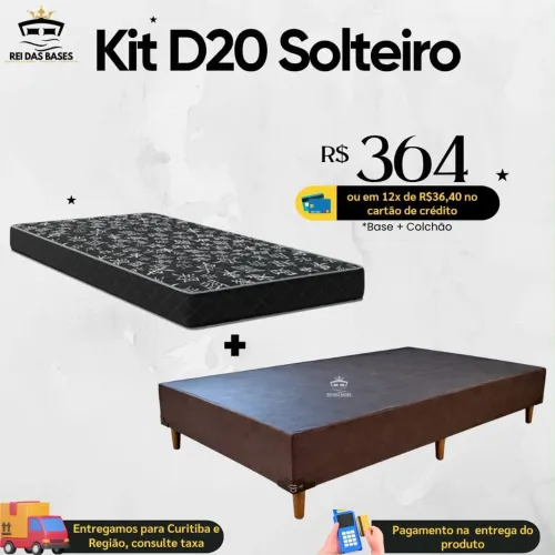 Kit solteiro pronta entrega