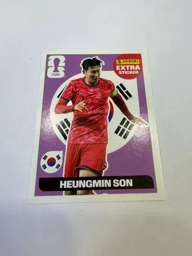 Heungmin min son extra sticker 2026 roxa