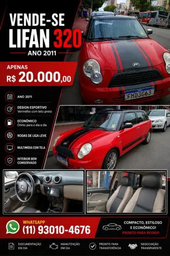 Lifan 320 Elite 1.3 16V 88cv 5P 2012