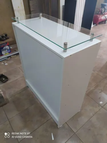 BALCÃO COLMÉIA COM VIDRO - NOVO - ENTREGA RÁPIDA