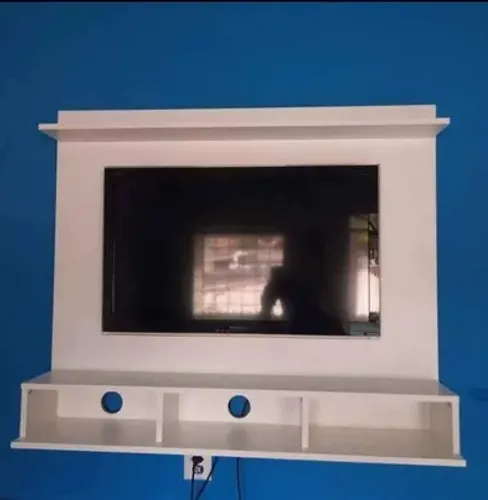 Painel 43'' branco em mdf