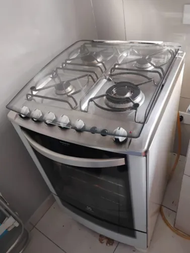 Fogão Electrolux 4 Bocas Inox Acendimento Automático - Ótimo Estado!
