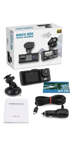 Câmera de Carro Dash Cam Black Box Full HD 1080p
