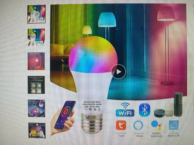 lâmpada inteligente Smart LED I2GO 9 Watts wi-fii E27