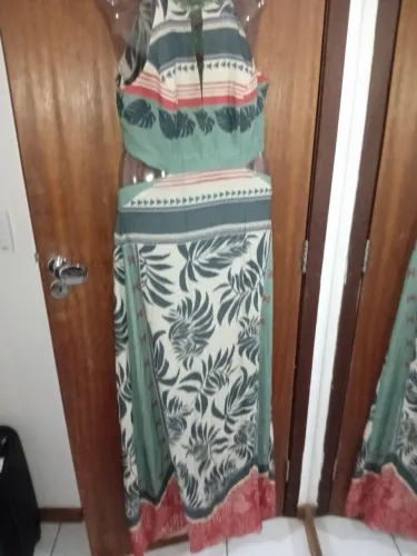 Vestido da raio lateral aberta seminovo 