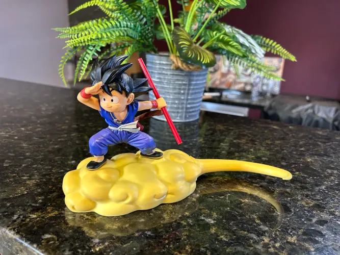 Action Figure Goku Criança Nuvem Voadora Dragon Ball