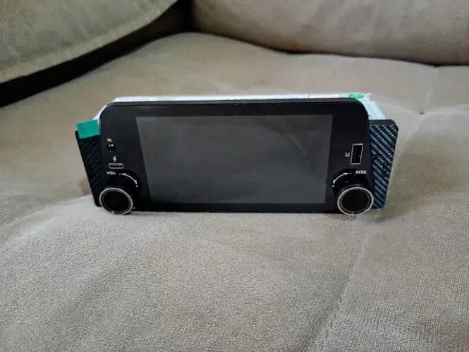 Central Multimídia Mp5 1din 5'' Sem Fio Carplay Android Auto + câmera de ré