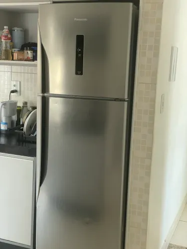 Geladeira Panasonic Inox super nova