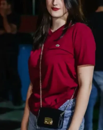 Camiseta Lacoste vermelha P