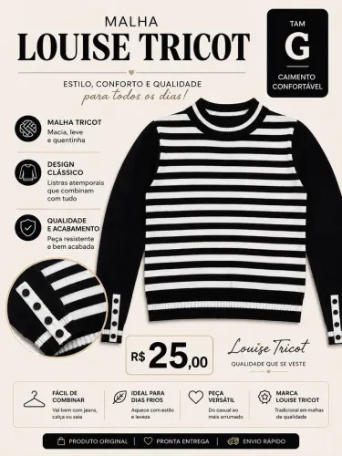 Malha em tricot
