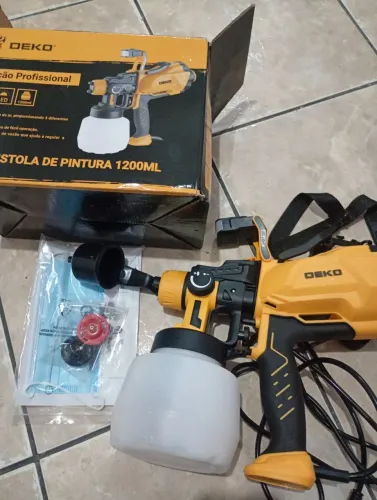 Pistola de pintura elétrica nova