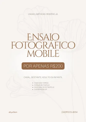 Ensaio fotográfico promocional