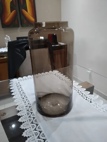 Vaso decorativo para mesa ou chão 