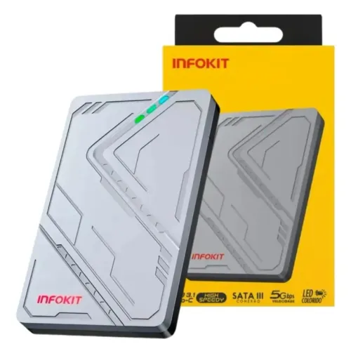 Gaveta Case Externo USB 3.0 HD SSD Infokit
