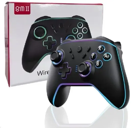 Controle gamer sem fio funcionando perfeitamente