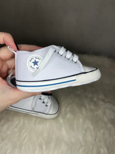 Tênis para Bebês Branco Sapato Infantil Star