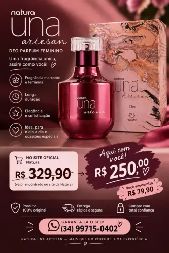 NATURA UNA ARTESAM ORIGINAL