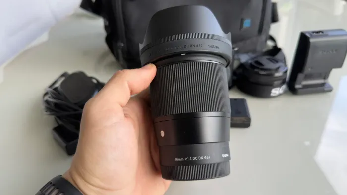 Lente sigma 16mm 1.4 para Sony 