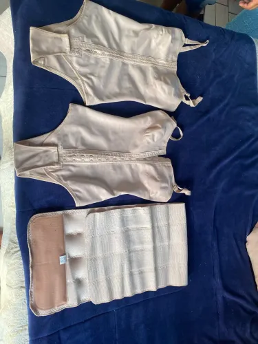 Cinta Body Alta Compressão + Faixa Abdominal 