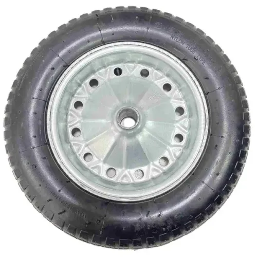 Roda de carrinho (pneu, roda e câmara) 