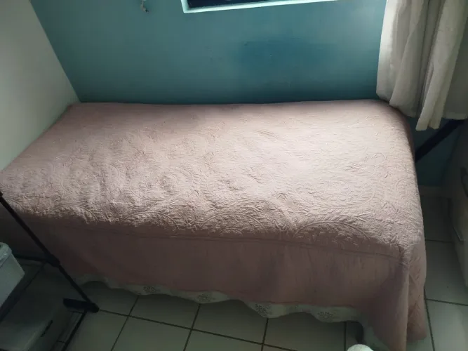 Cama Solteiro Plumatex (Colchão + Base)