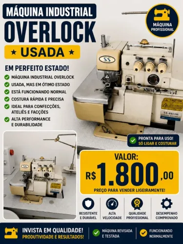? Venda para Custear Tratamento - Geladeira, Fogão Industrial, Overlock e Mais