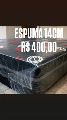 Cama box Espuma 14cm - R$ 400,00