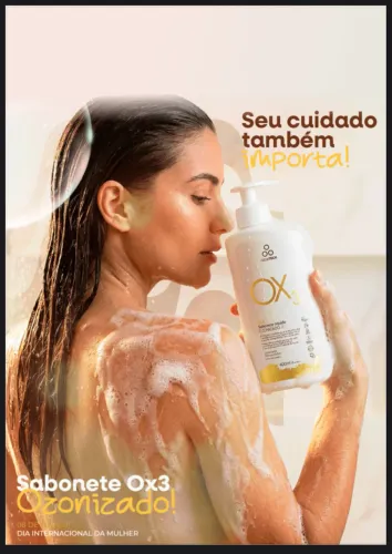 Sabonete liquiso ox3 ozonizado