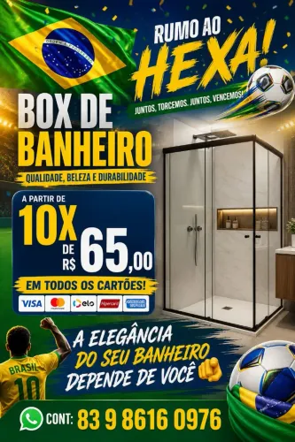 Box para banheiro.
