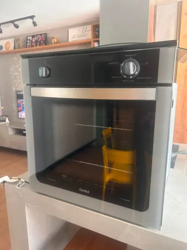 Forno de Embutir a Gás Consul 78L Com Grill e Timer