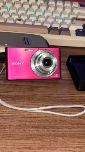 Sony Cybershot DSC-W320 Rosa em Perfeito estado!