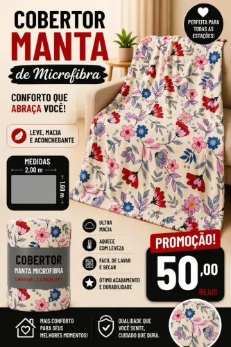 Mantas casal mega promoção $50,00