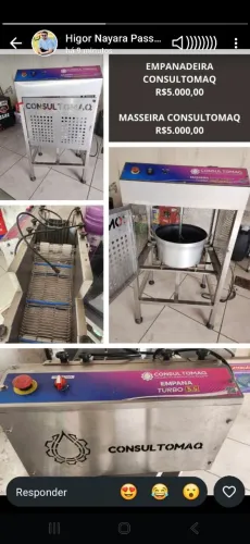 Equipamentos de salgados