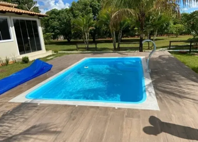 Piscina de Fibra 5m com Instalação Inclusa