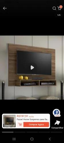 Vendo painel ,com algumas avarias que ficam atras aonde fica a tv,,