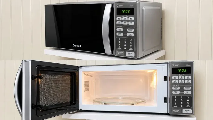 Microondas inox Consul em perfeito estado 