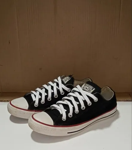 Tênis All Star Converse Feminino Preto Cano Baixo 38