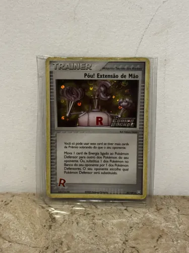 Carta Pokémon Póu! Extensão de Mão 85/109 Reverse Holo Team Rocket Returns